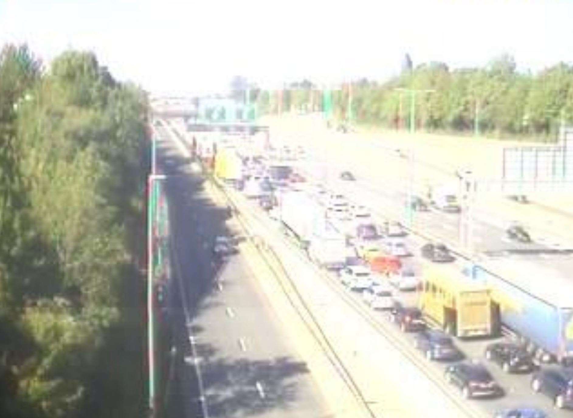 There are delays on the M25. Photo: National Highways