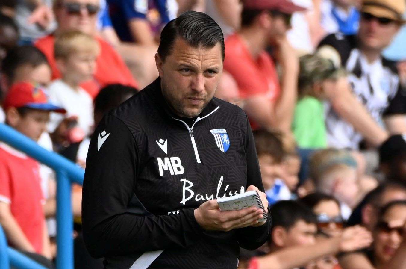 Gillingham manager Mark Bonner has made plenty of attacking changes this summer Picture: Barry Goodwin