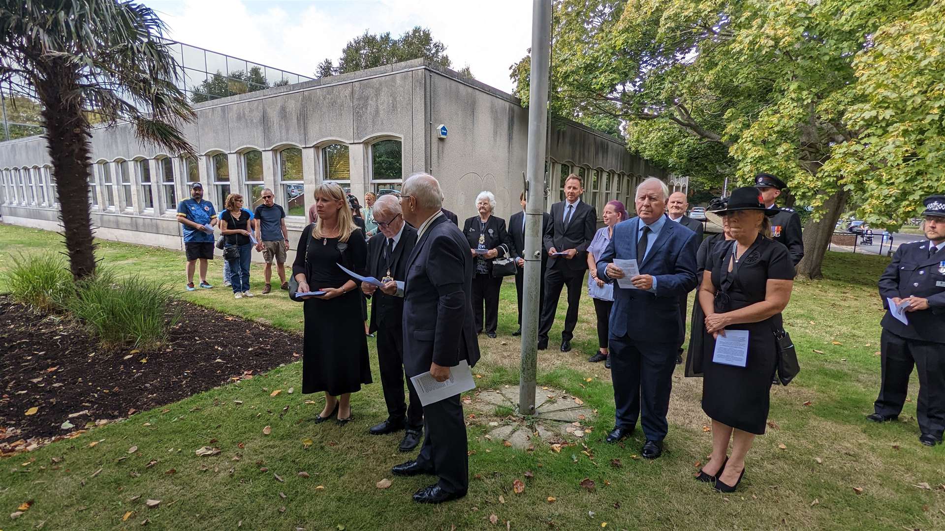 The proclamation of King Charles III at the Civic Centre in Folkestone