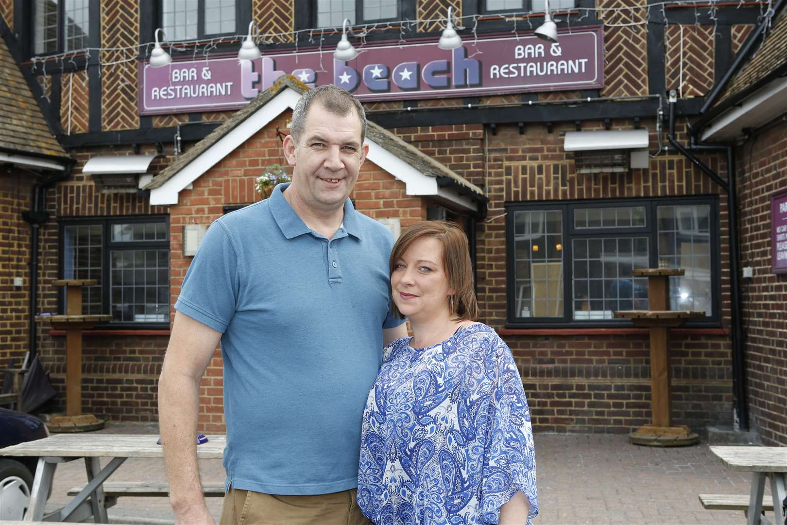 Caroline and Duane Ashworth of The Beach Pub.