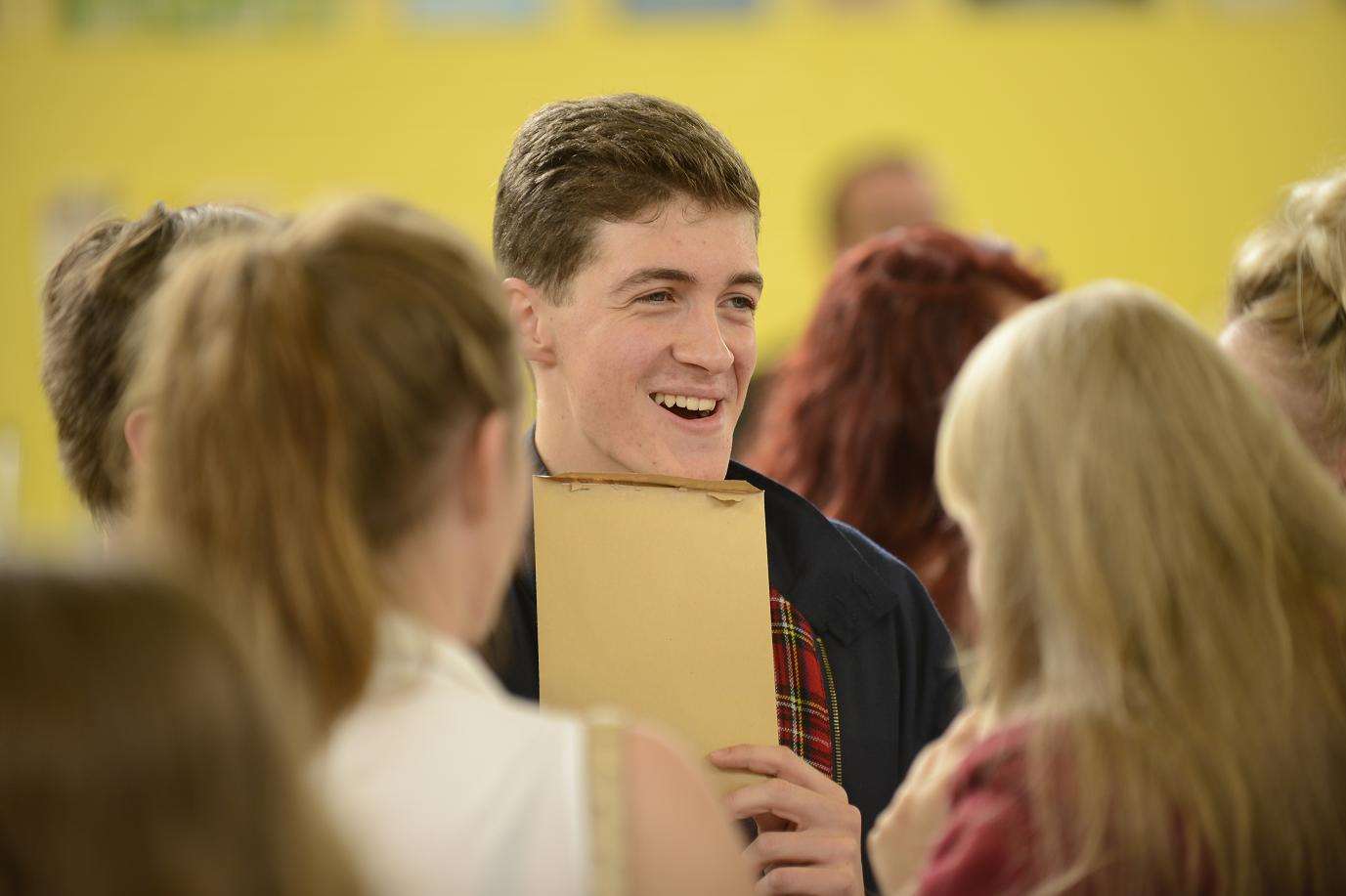 It's smiles all round at Oakwood Park school, Maidstone