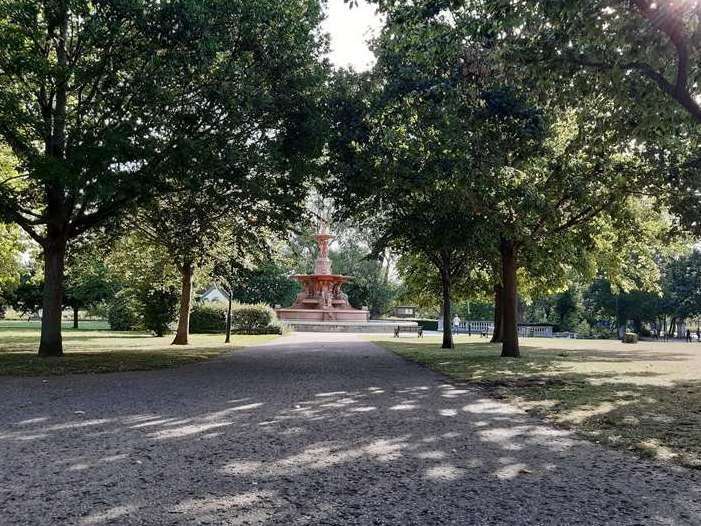 A teenager has been arrested after 52 wraps of suspected class A drugs were found at Victoria Park in Ashford