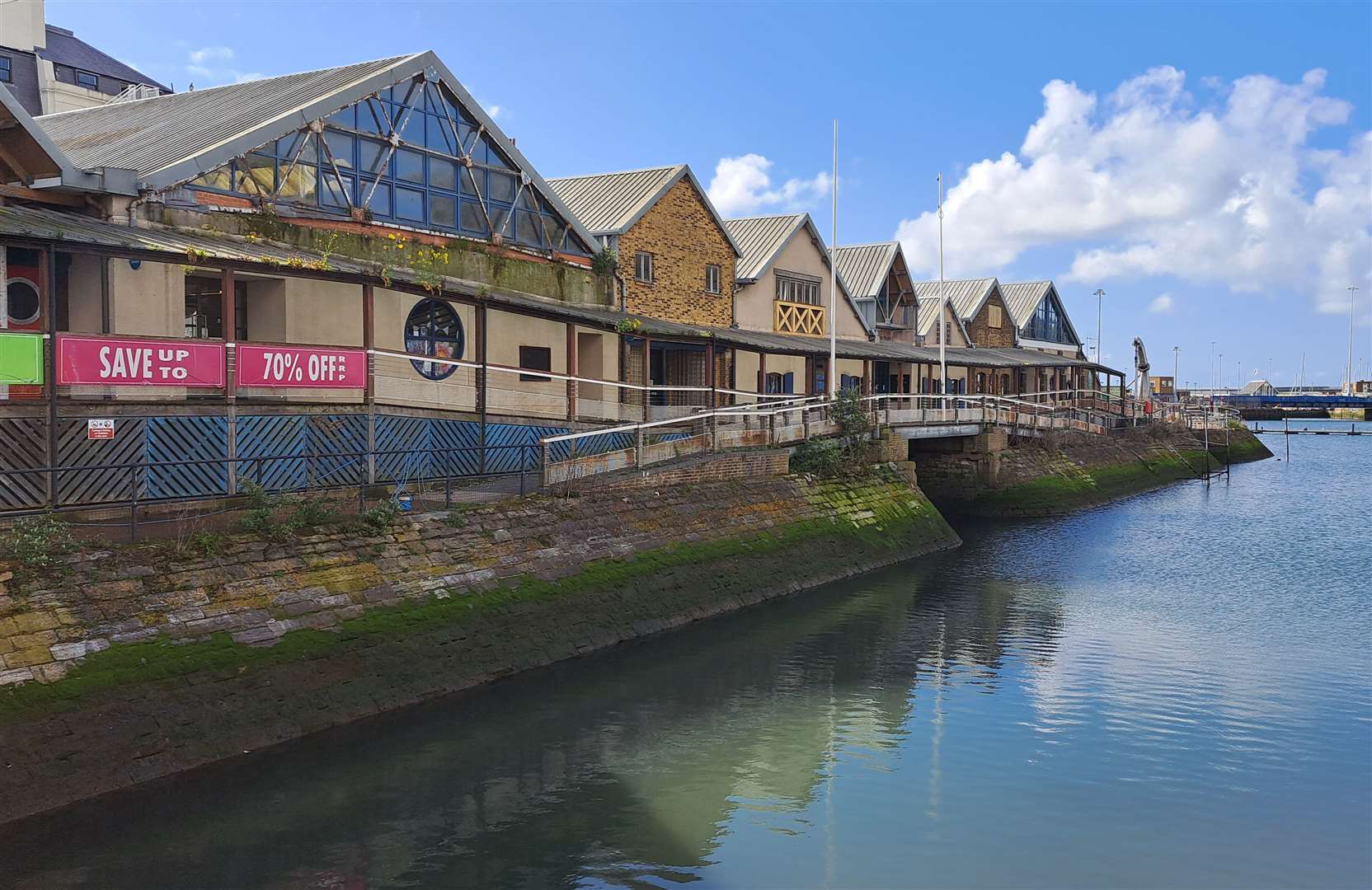 De Bradelei Wharf shopping centre, before it was demolished in December