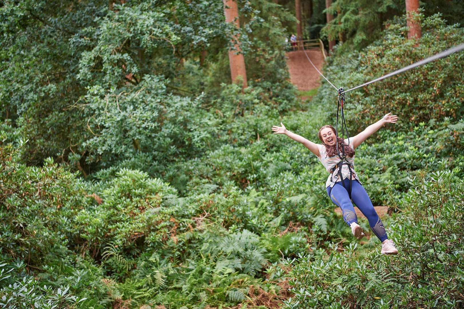 Your treetop challenge is naturally socially distanced