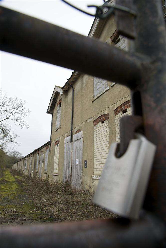 Views of the former Lodge Hill army camp, Lodge Hill Lane, Chattenden