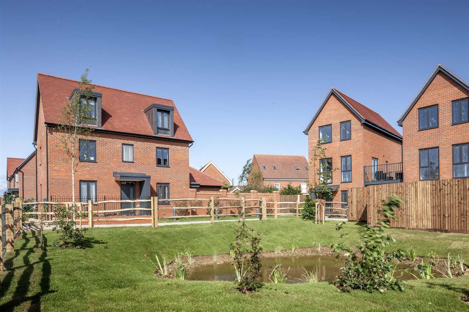 Homes at Chilmington Green are beginning to take shape. Picture: Steve Mallaby Photography