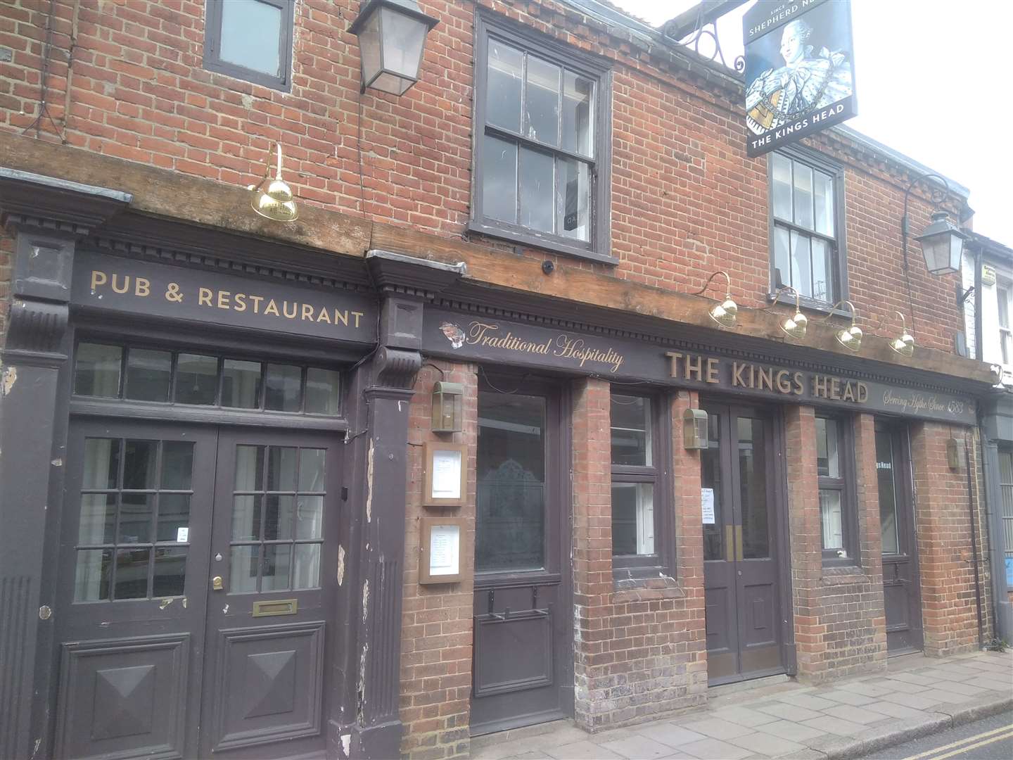 The Kings Head pub in Hythe High Street closed back in April and is undergoing a refurb. Picture: Darren Weller