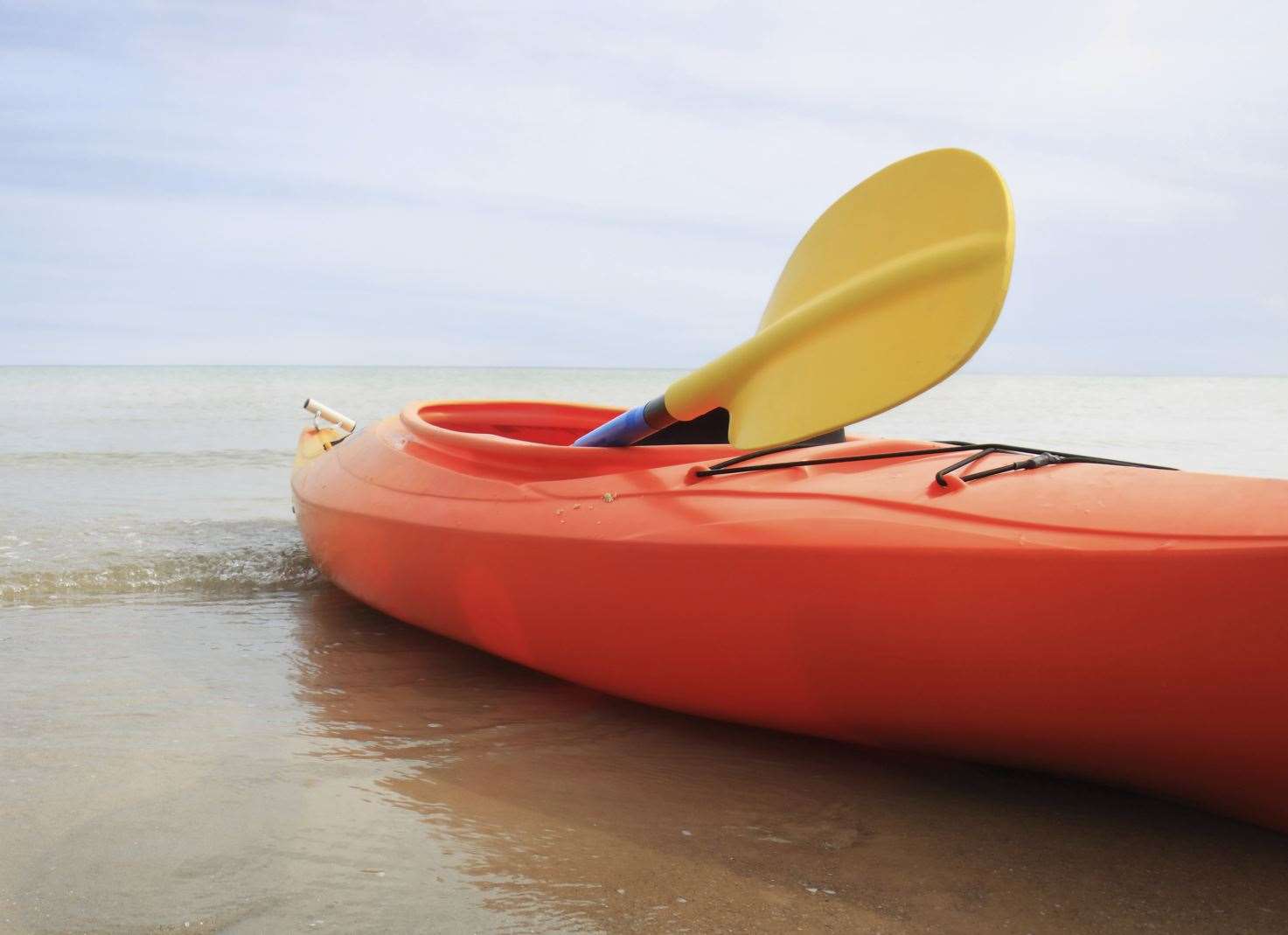 Two migrants tried to reach the UK in a kayak. Library image