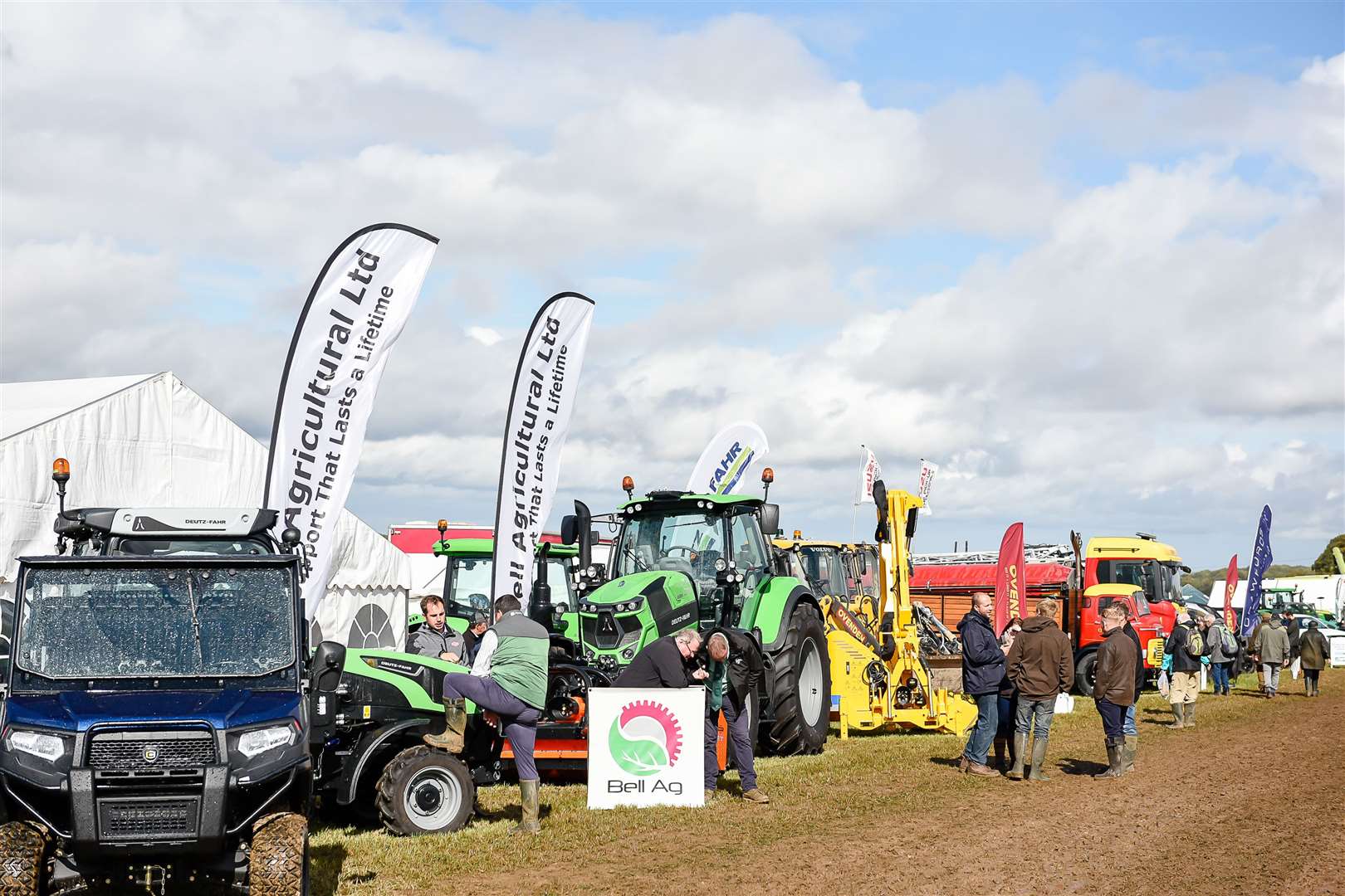 The latest hi-tech farming equipment on display.Picture: Alan Langley.