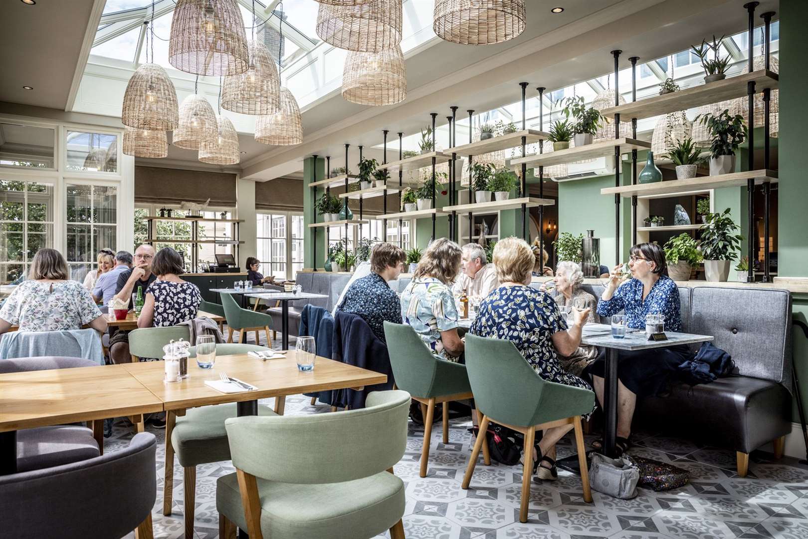 The dining area at the Marine Hotel Pic: Shepherd Neame