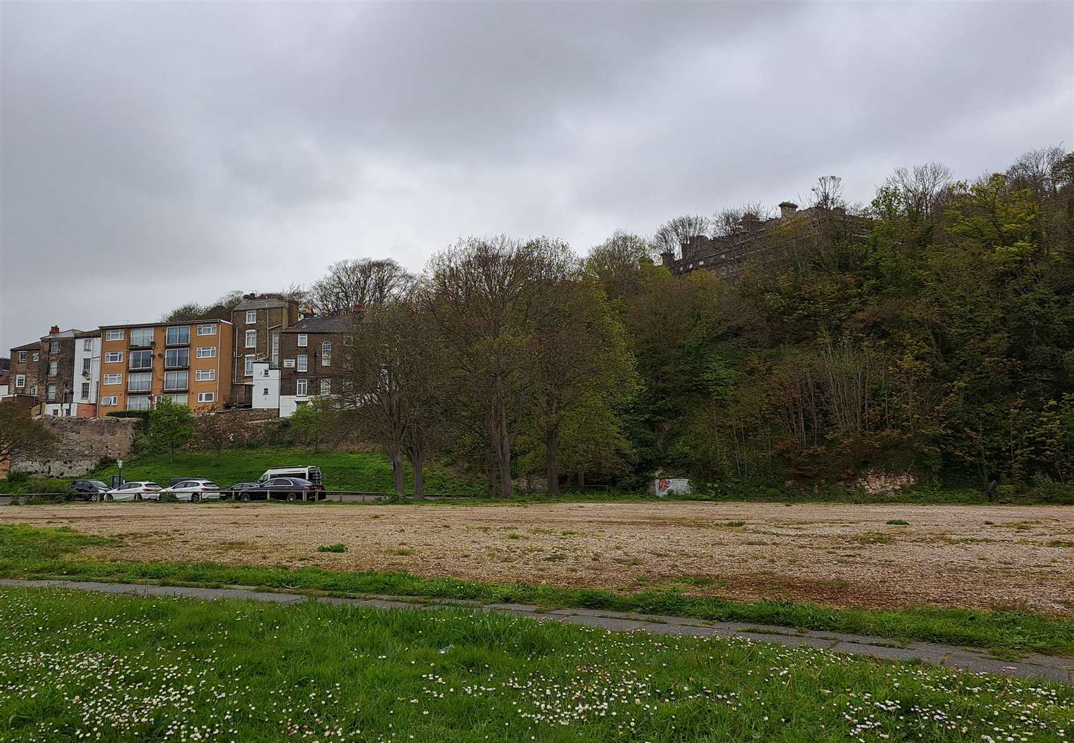 The former site of Dover Leisure Centre where the new McDonald’s is planned. Picture: KMG