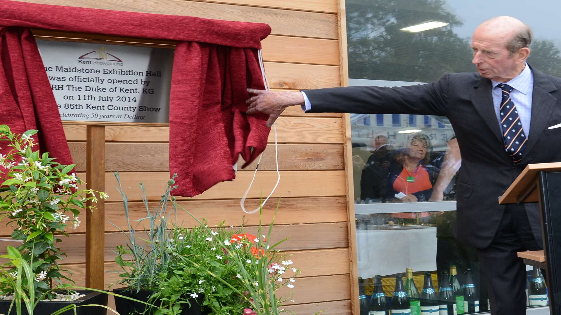 The Duke of Kent at the show in 2014