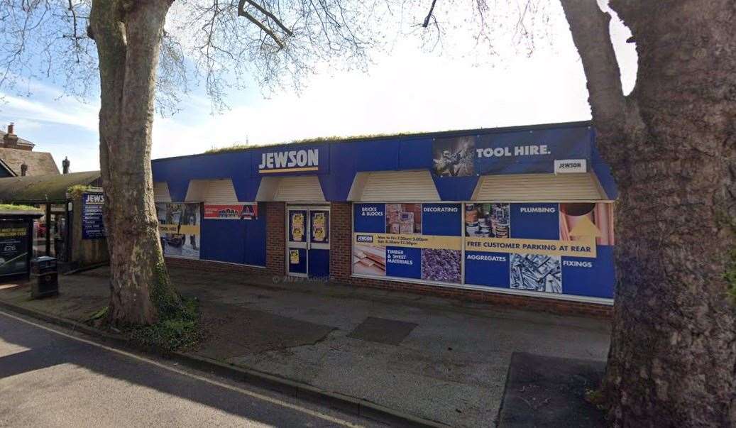 Paramedics were called to building materials supplier Jewson in The Mall, Faversham. Picture: Google