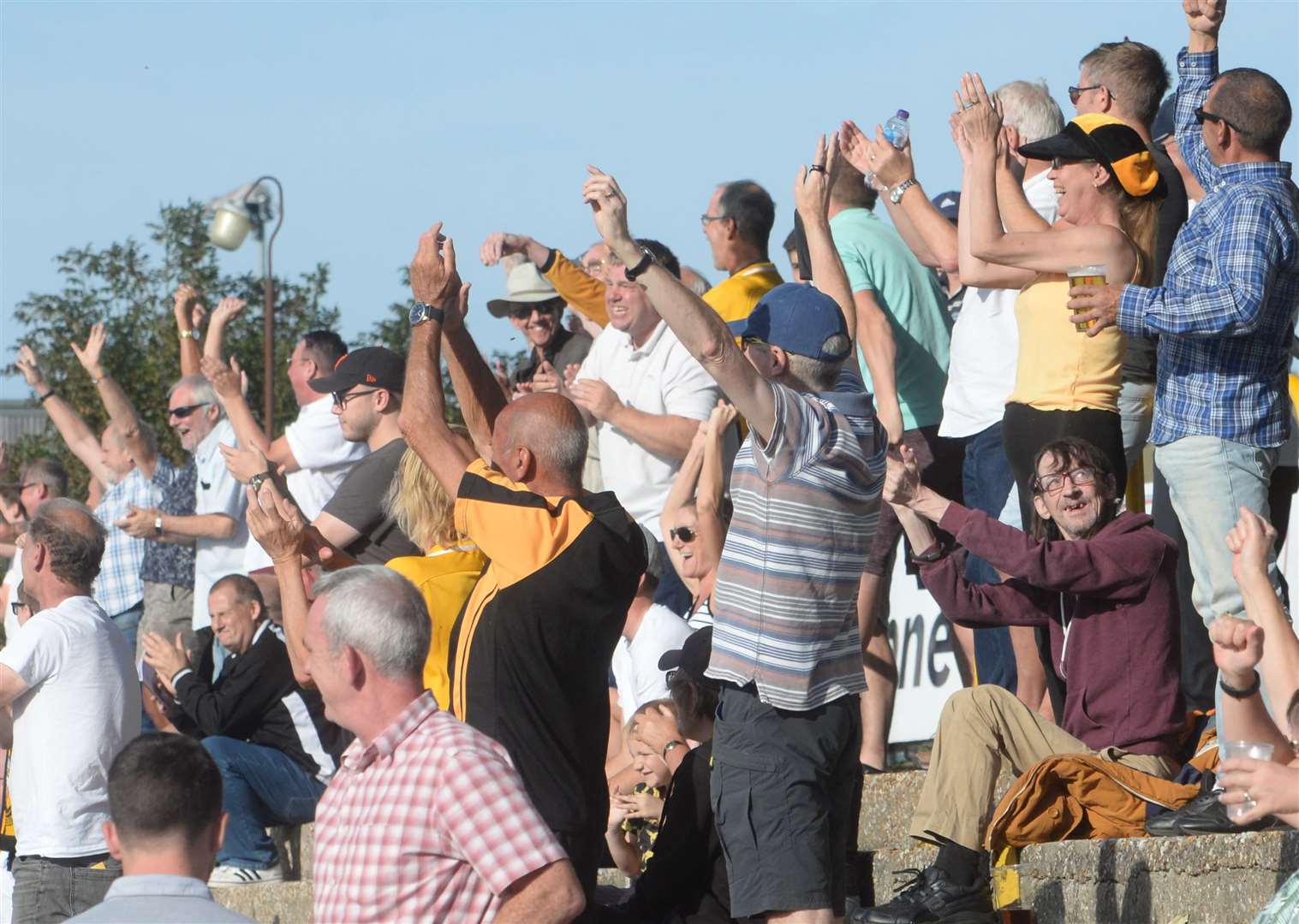 Folkestone Invicta supporters have been treated to some excellent football at the BuildKent Stadium this season Picture: Chris Davey