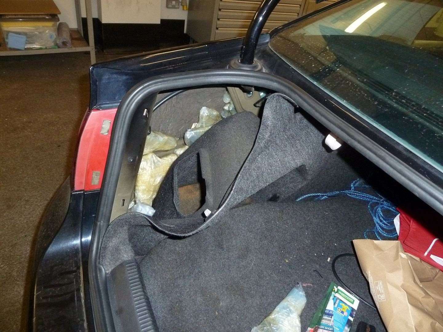 The car where the guns where found. Picture: National Crime Agency