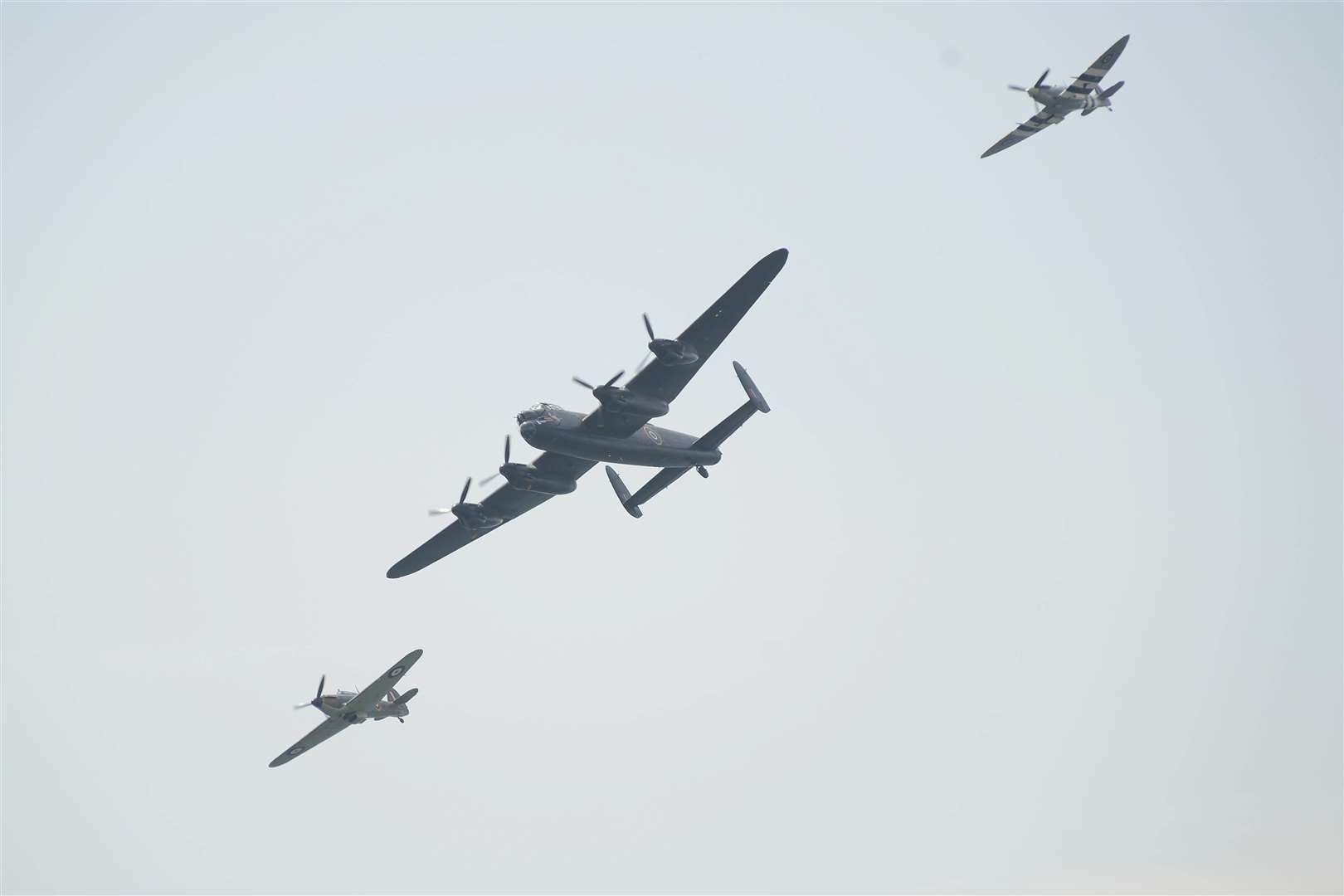 The Battle of Britain Memorial Flight in full swing