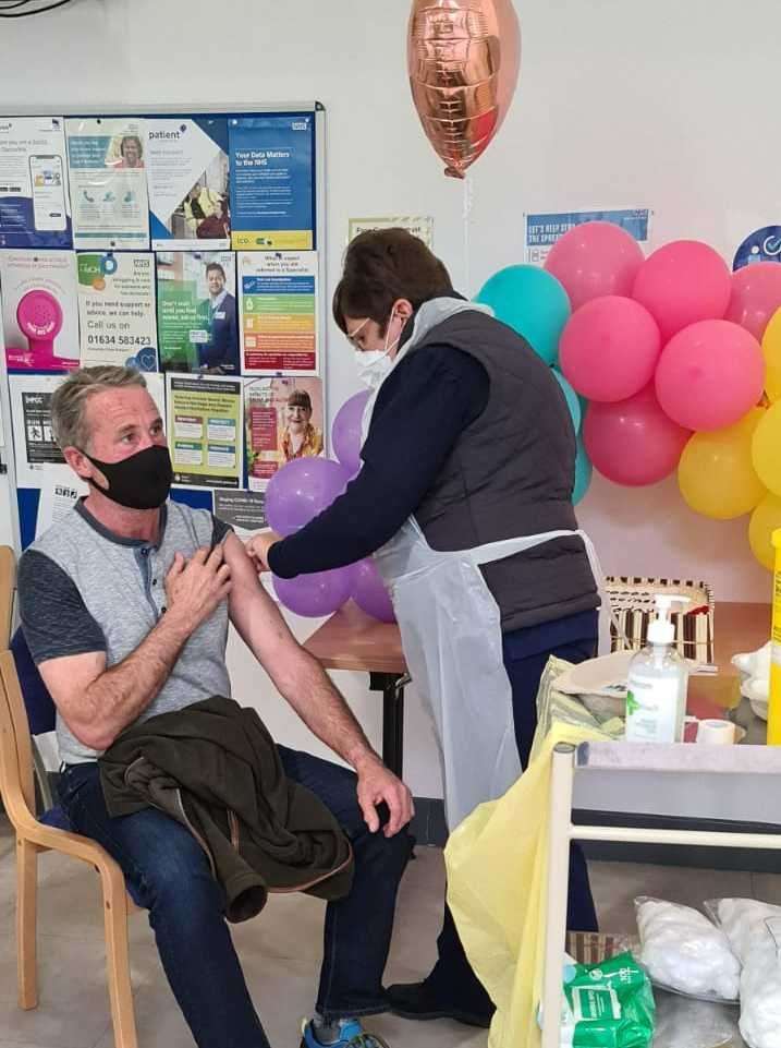 The Medway South, Rochester and Strood primary care networks have issued their 50,000th vaccine to patients from Medway this week. Picture: Dr Satvinder Lall