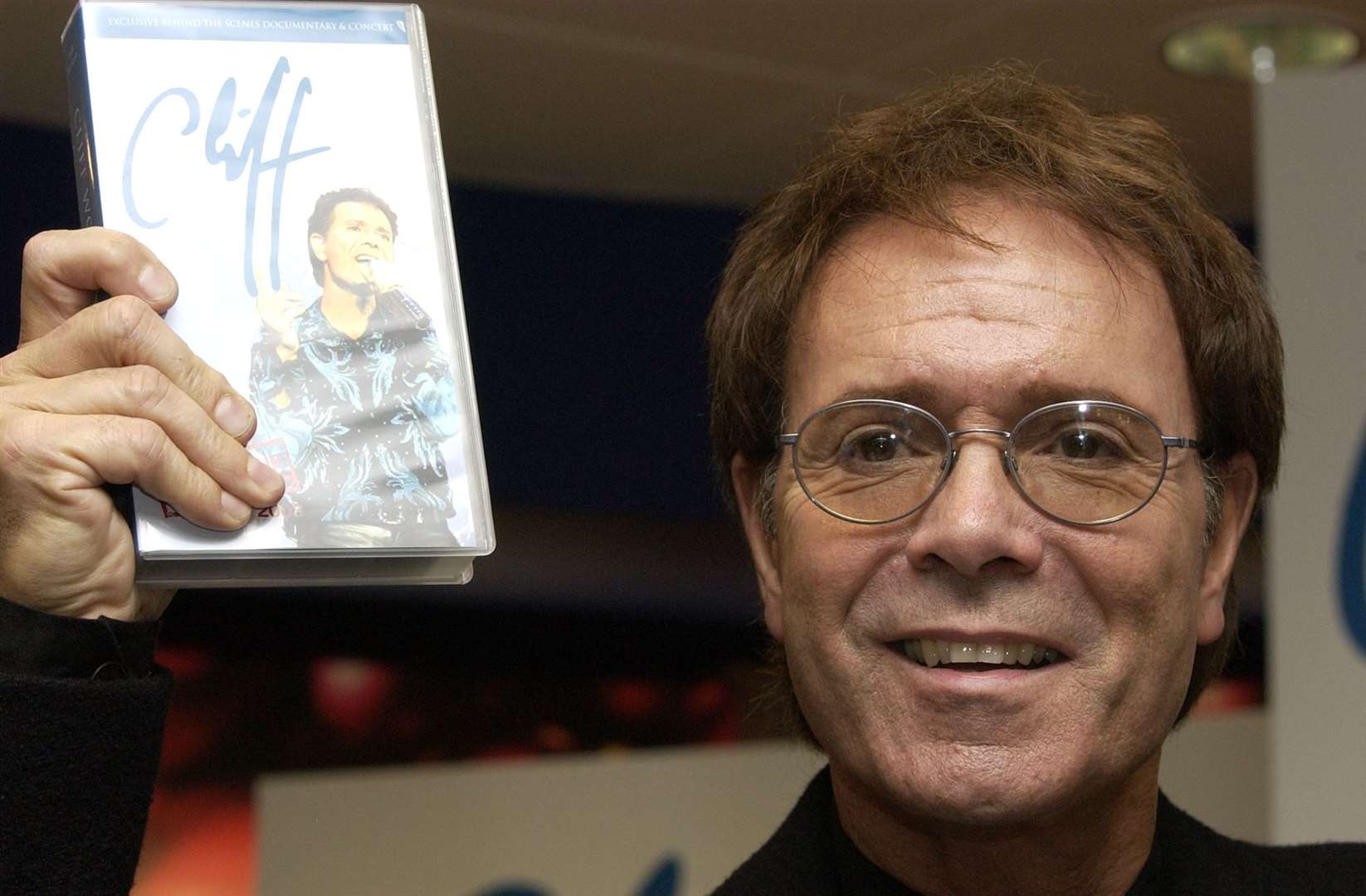 Sir Cliff Richard attends a DVD and video signing of his tour in 2003 at Bluewater. Picture: Andy Payton