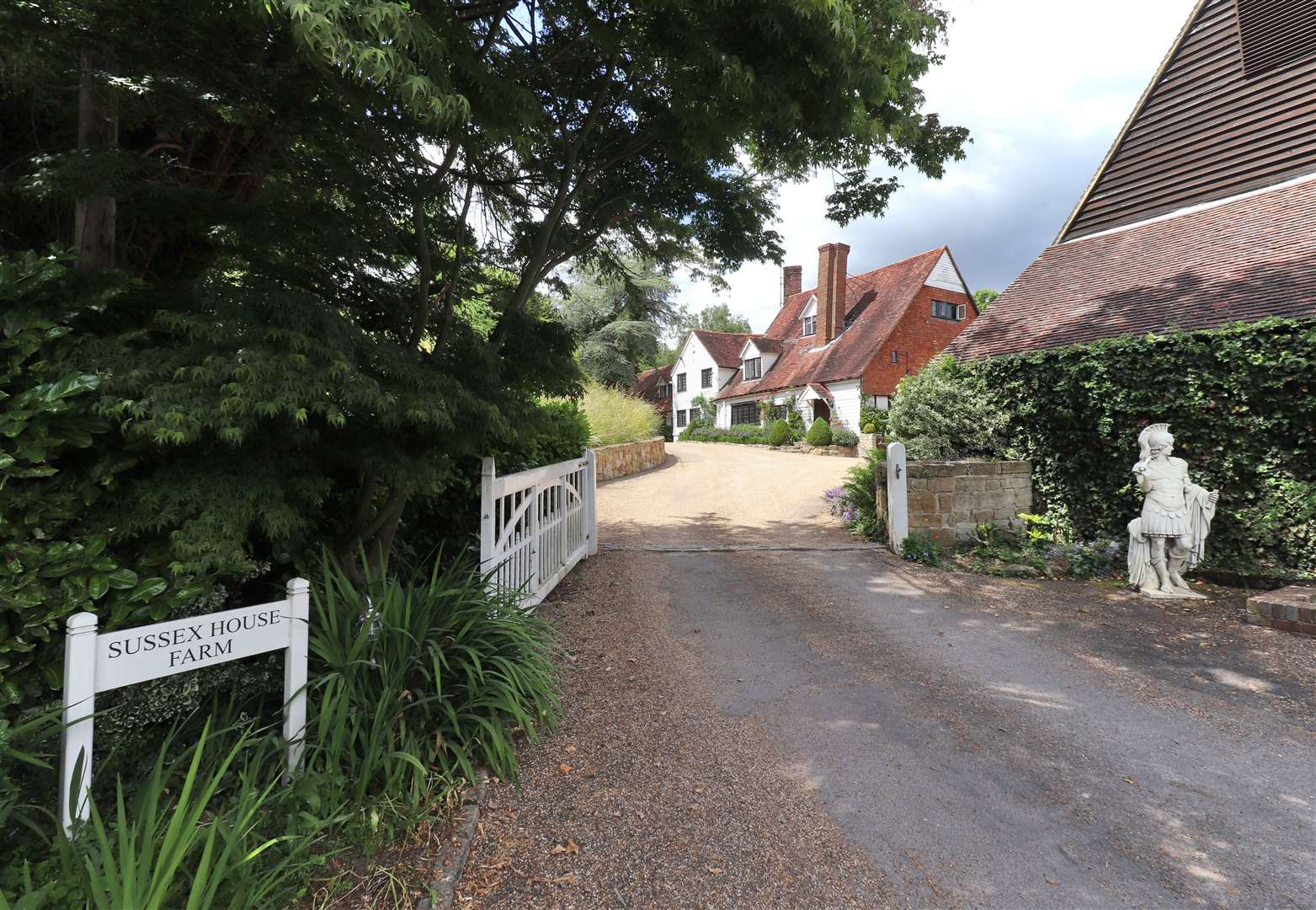 This beautiful Tudor property is a truly stunning mansion in a spectacular setting. Picture: Savills