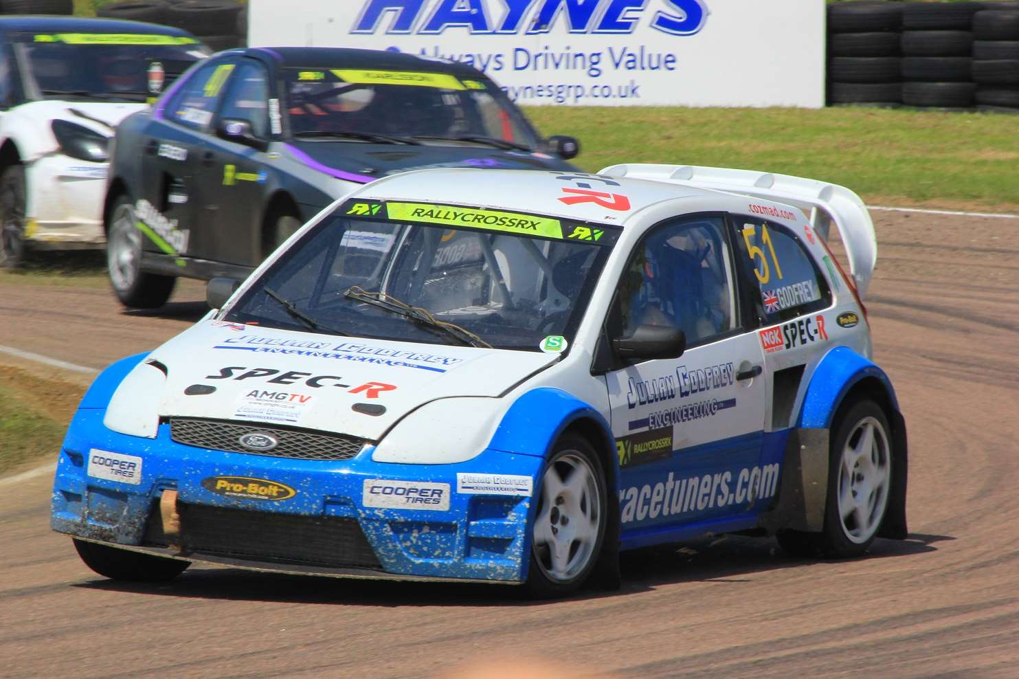 Brit Julian Godfrey rounds the hairpin. Picture: Joe Wright