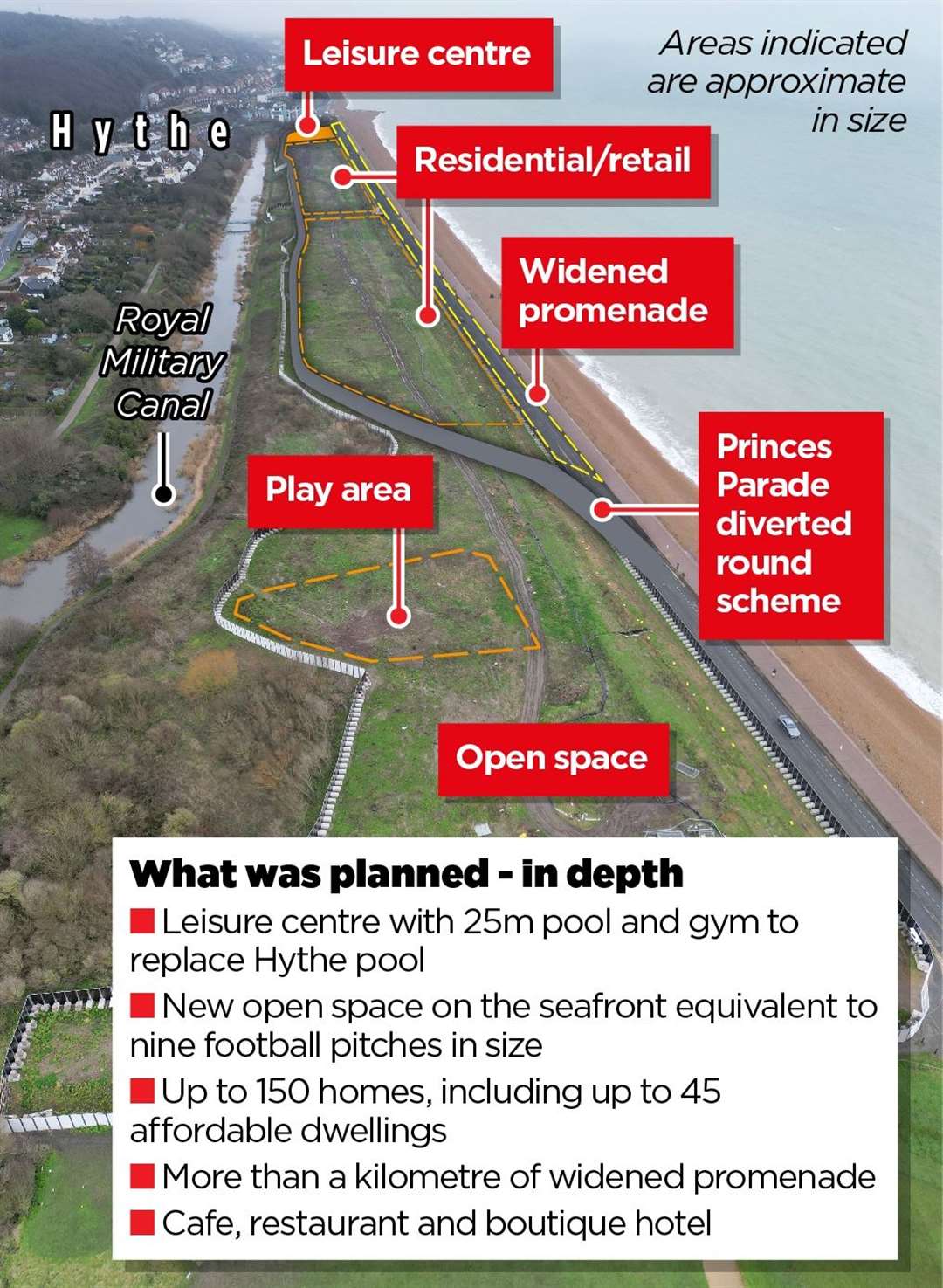 How the scrapped Princes Parade development was set to be laid out