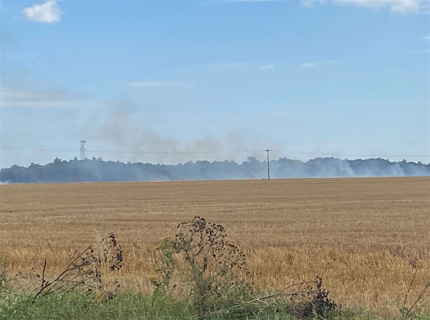 Seven fire engines have been on the scene