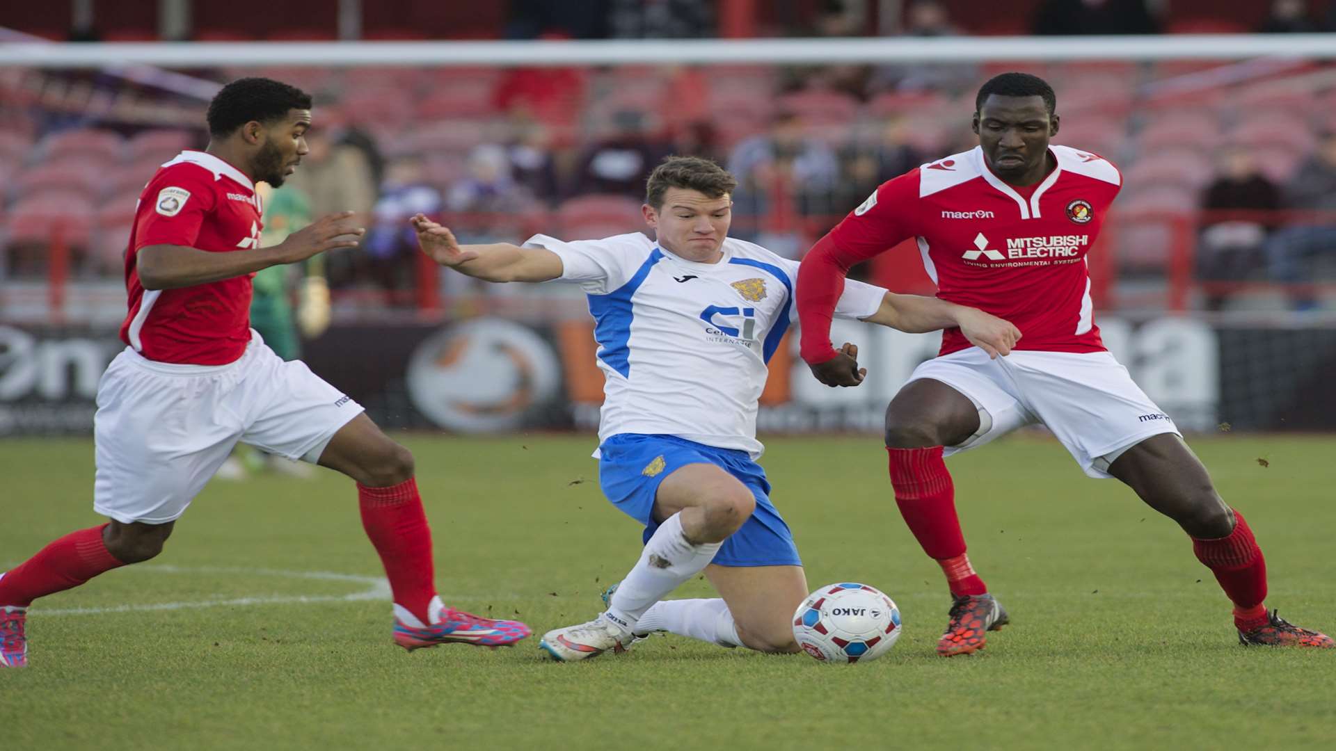 Ebbsfleet lost to Basingstoke three times last season Picture: Andy Payton