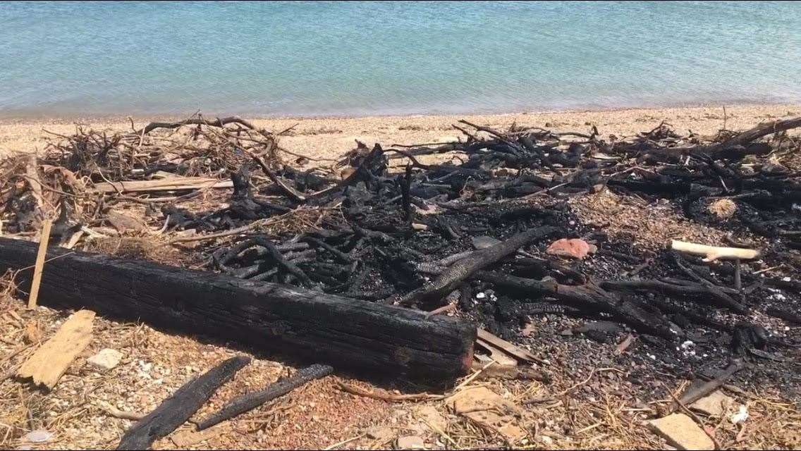 Bonfires, like this one at Minster, Sheppey, have been seen increasingly over the last few weeks in gardens and on beaches