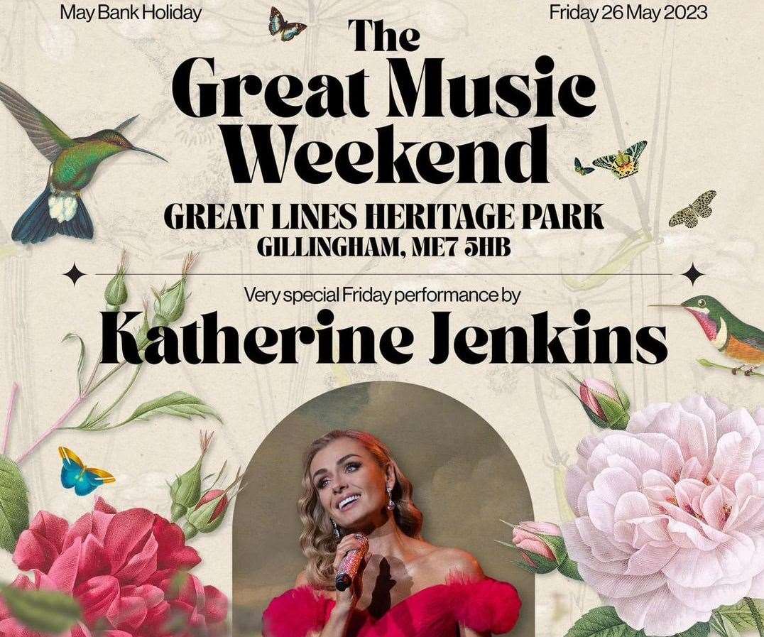 Tickets have been sold for The Great Music Weekend with Katherine Jenkins Picture: The Great Music Weekend Facebook