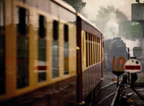 The train brought a touch of glamour to Kent travel today. Picture: Belmond