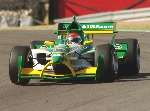 Nelson Piquet Jr of Team Brazil won both races. Picture: BARRY GOODWIN