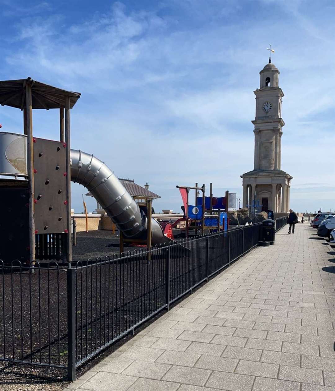 The play area on Central Parade, Herne Bay