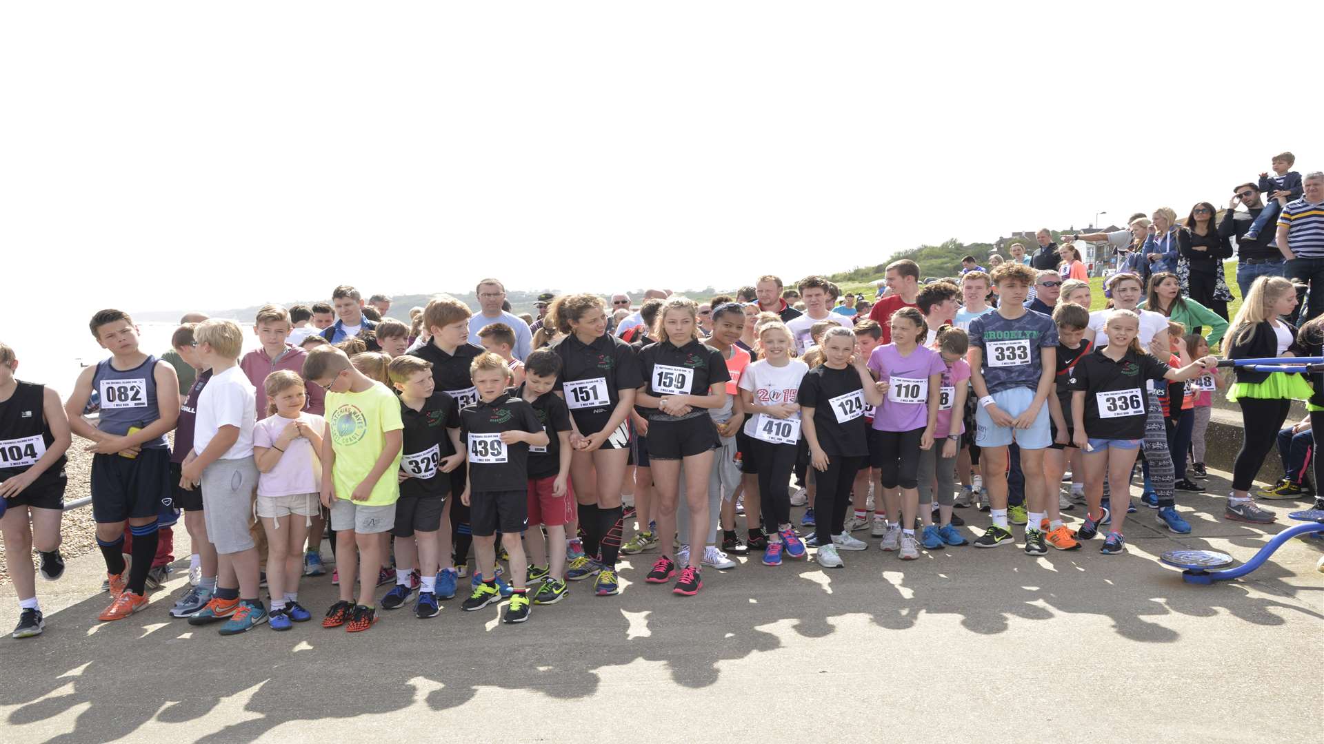 Start of the two mile race