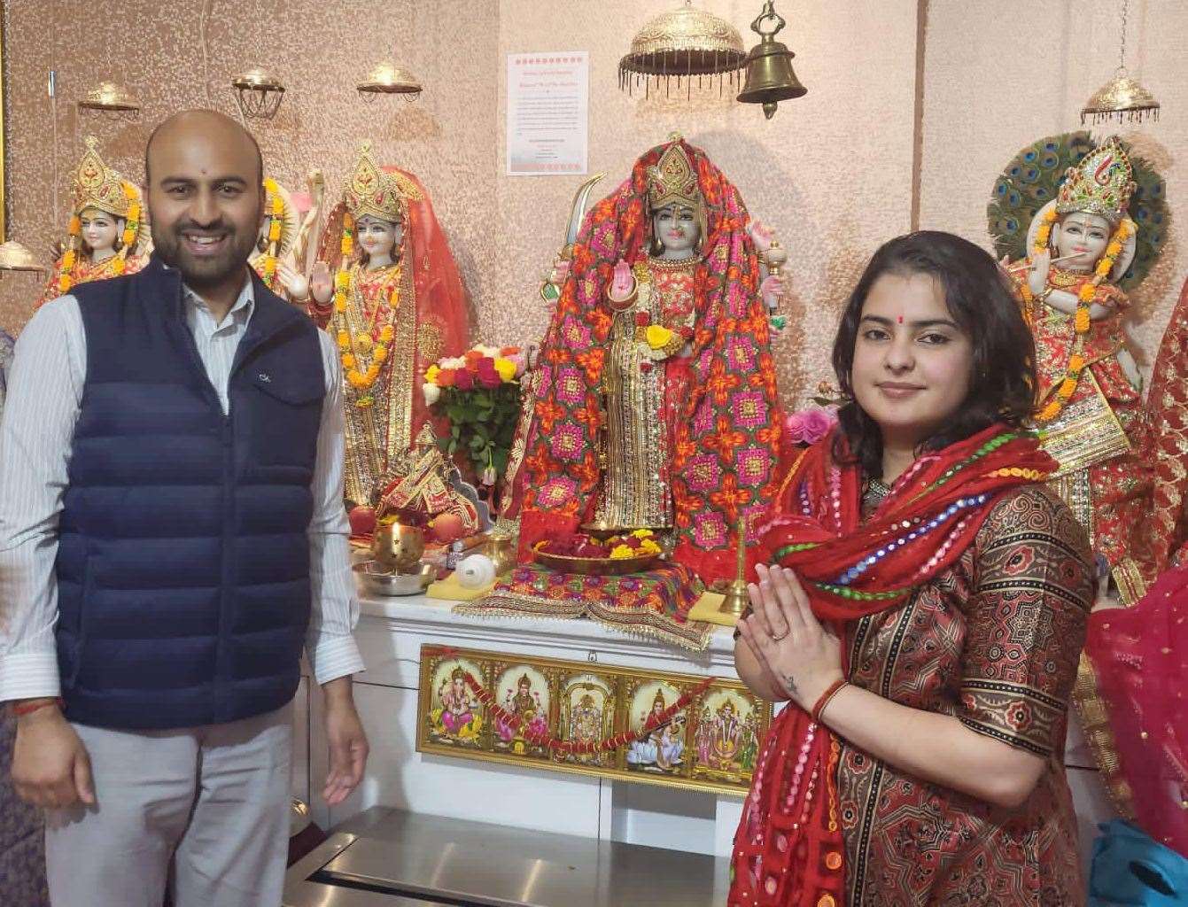 Diwali celebrations at Gravesend Hindu Temple last year