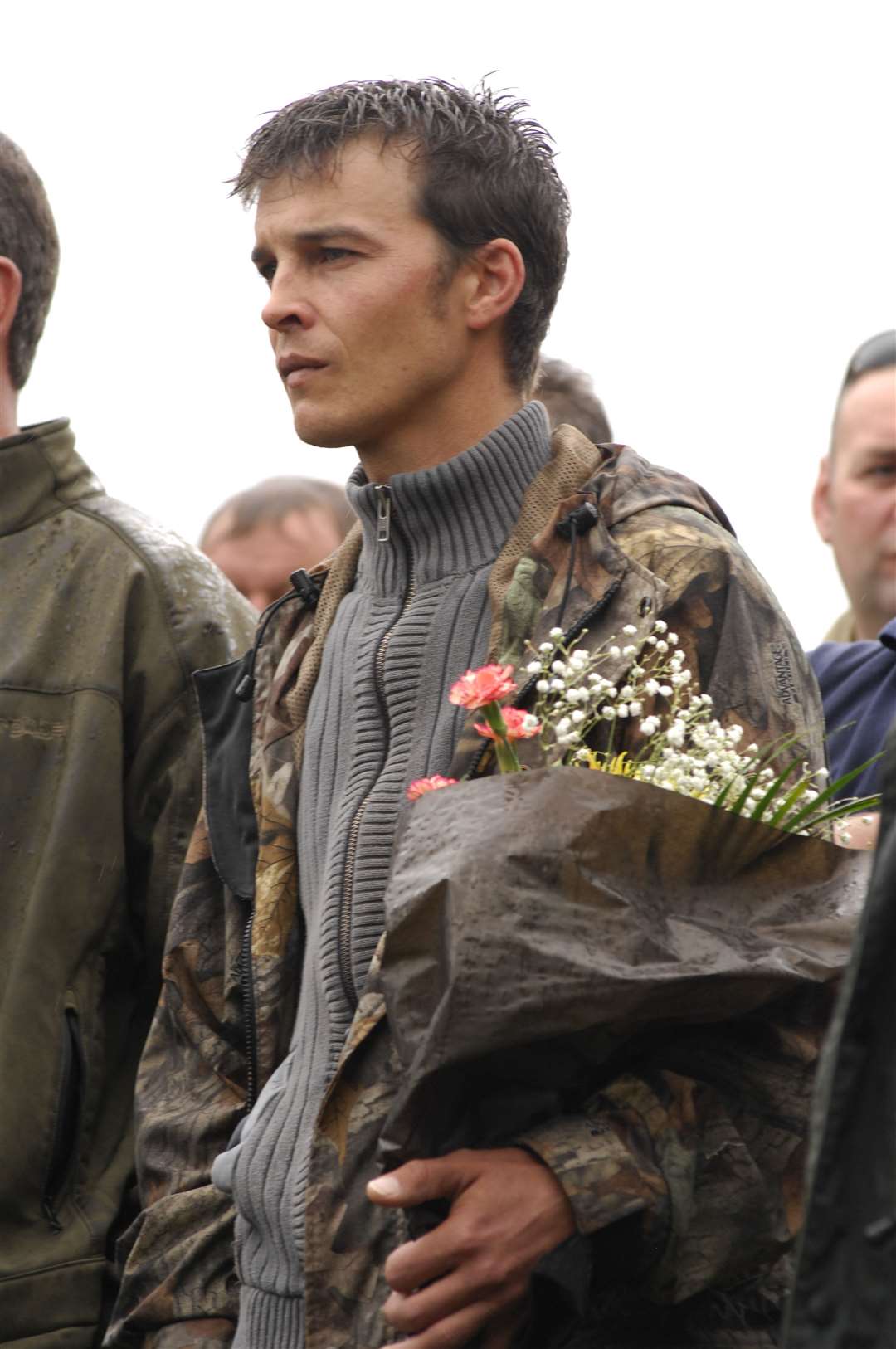 Mark Smith had previously caught Two Tone and took flowers to the memorial service