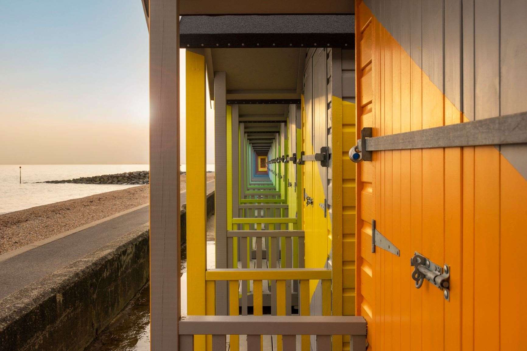 80 new wooden huts were added to the coastline. Picture: @thierry_bal on Instagram