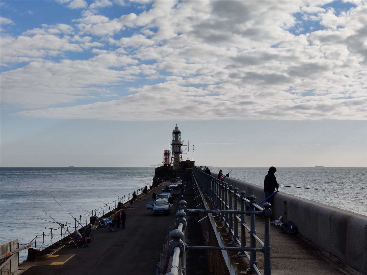 Angling at Admiralty Pier, Dover, pre-pandemic Picture: Port of Dover