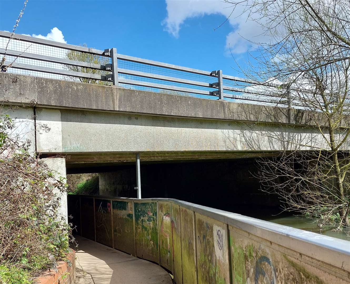 The M20 underpass is regularly hit by flooding