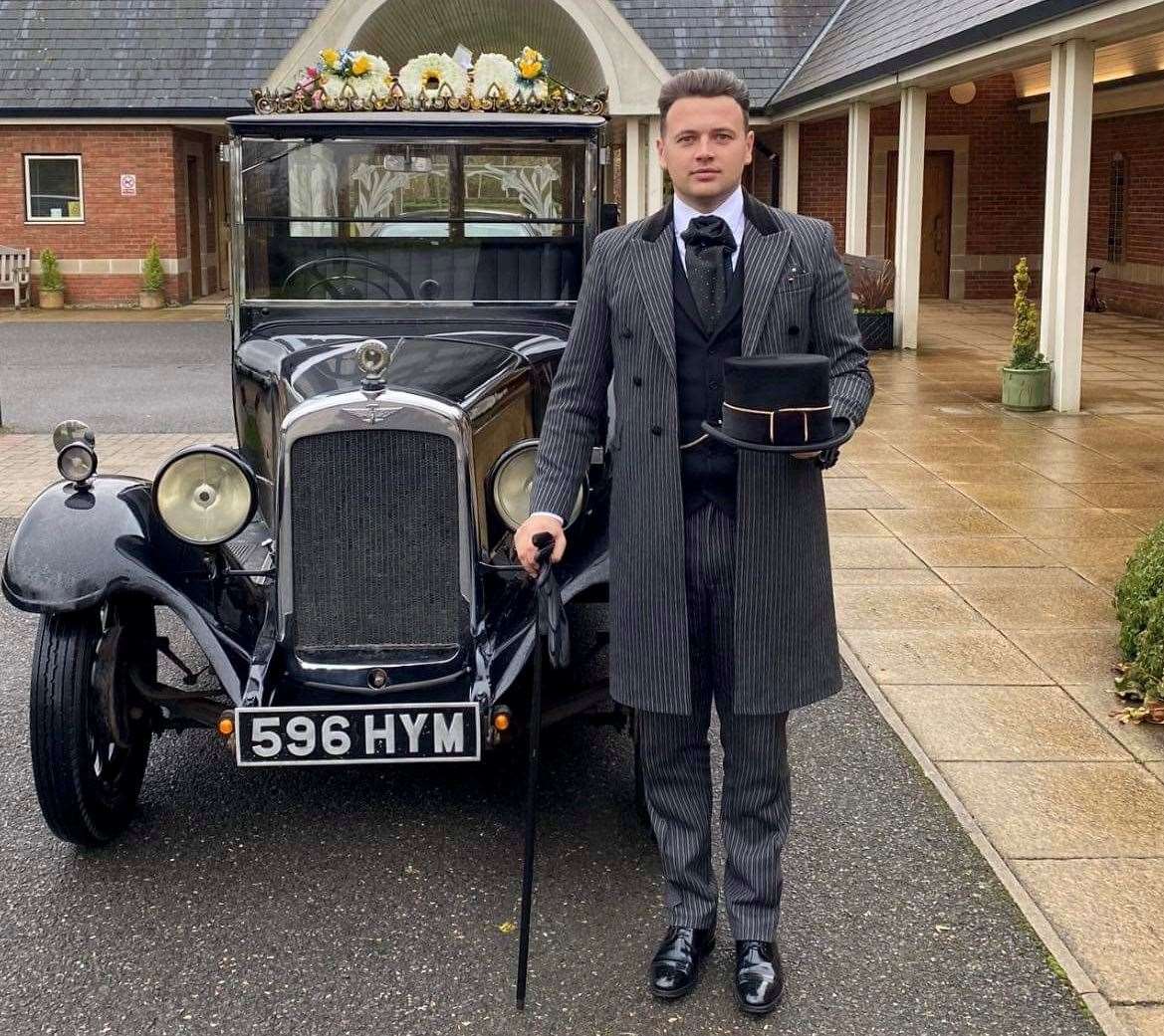 Luke Allum, 31, praised drivers for letting his funeral procession through