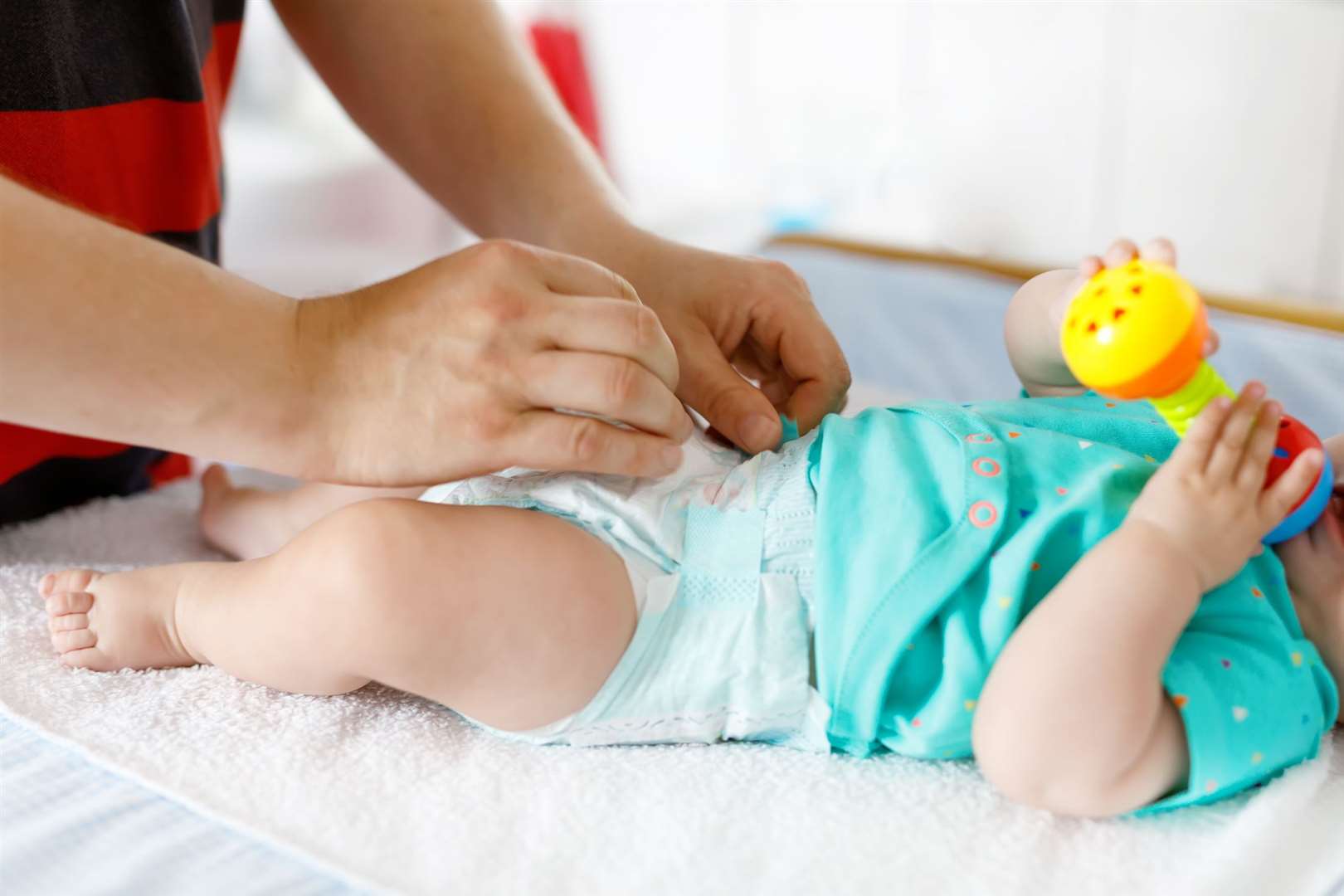 The baby in the audience was thought to be less than six months old. Stock image.