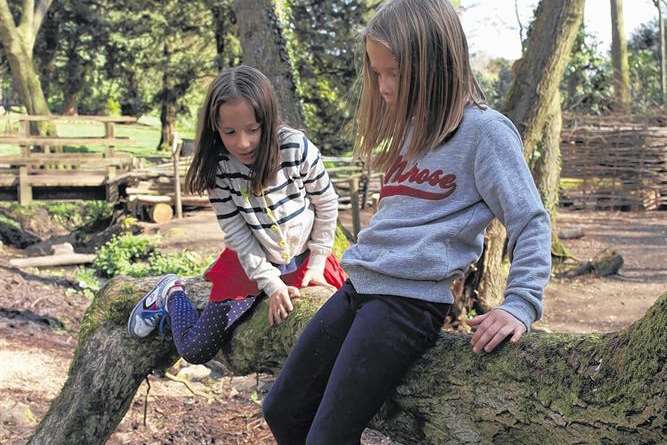 Join in the races or build a den, it's happening at Ightham Mote