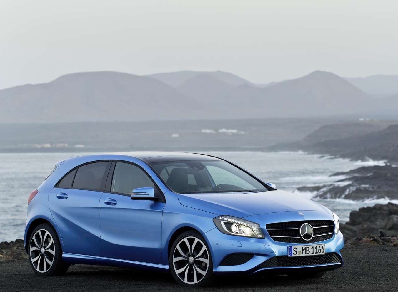 A Mercedes-Benz A-Class. Stock image.