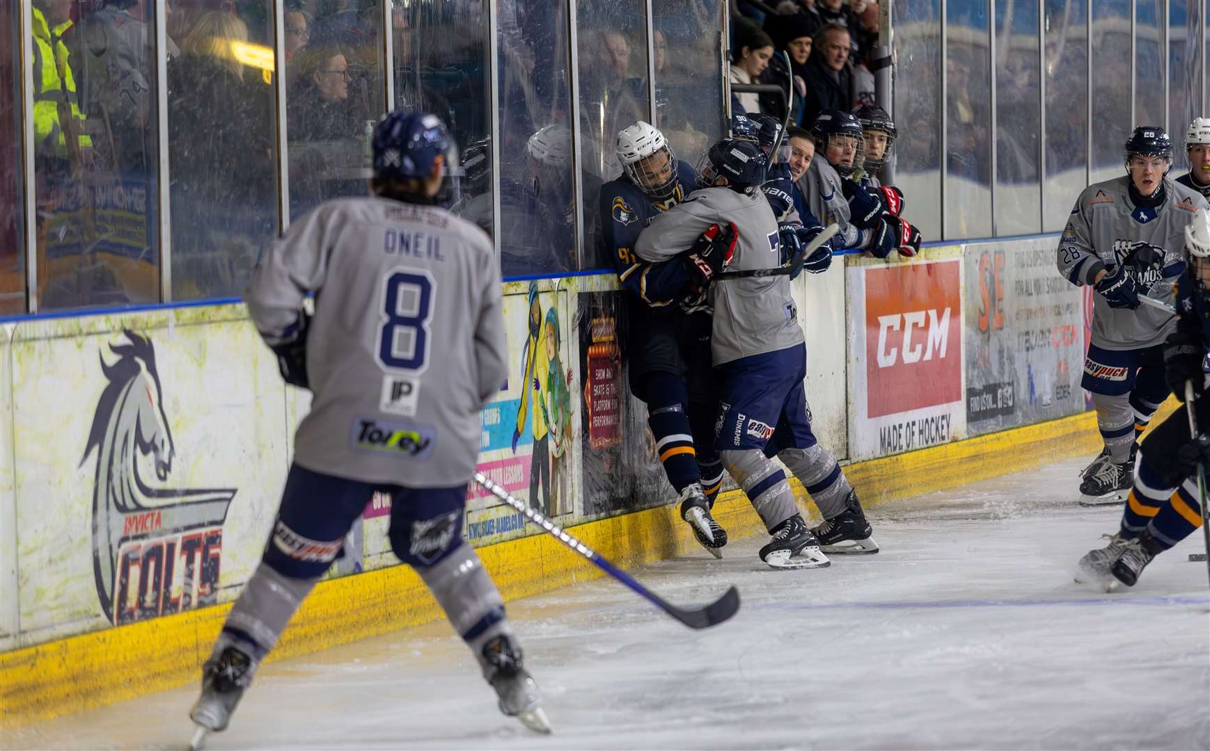 Invicta Dynamos v Romford Buccaneers at Planet Ice, Gillingham Picture: David Trevallion