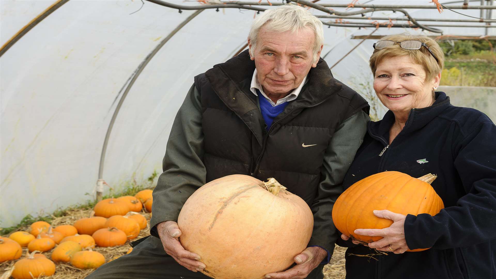 Centre owners Les and Susie Mills. Valley Arch Pick Your Own centre, on Station Road, Southfleet, will be closing in December after 20 years.