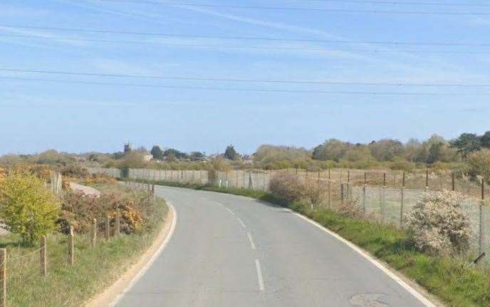 A man from Hythe died in a crash in Jury’s Gap Road, between Camber Sands and Lydd. Picture: Google