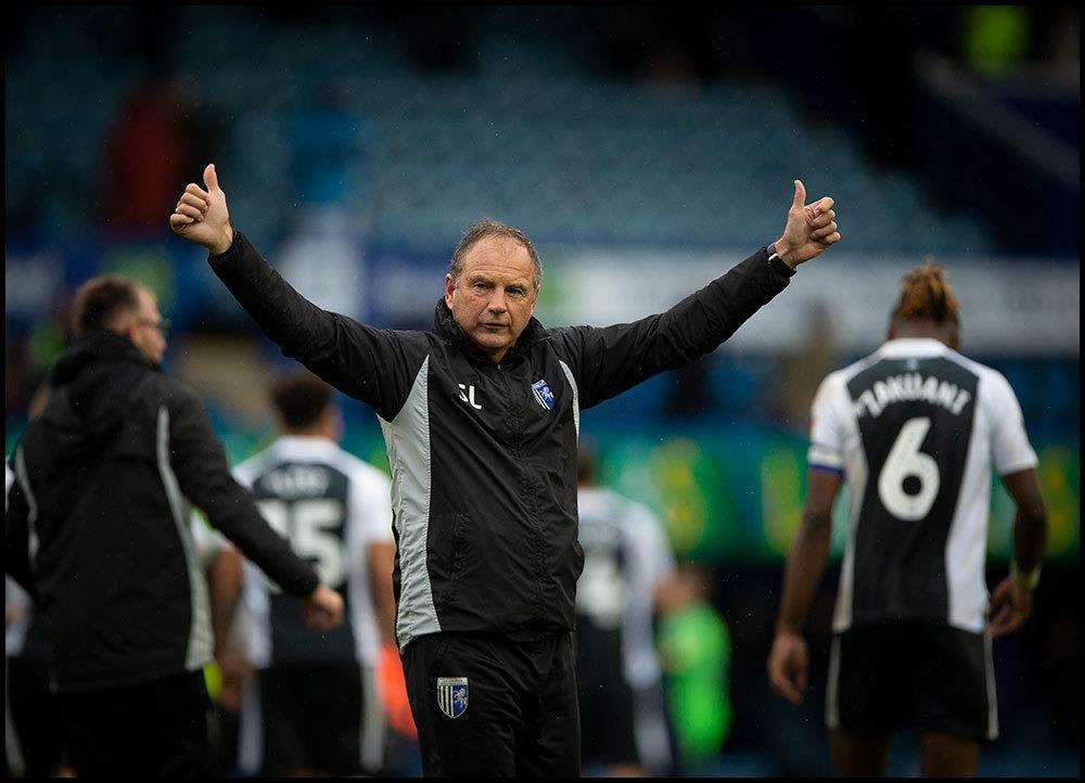 Steve Lovell at the final whistle on Saturday Picture: Ady Kerry (4633505)