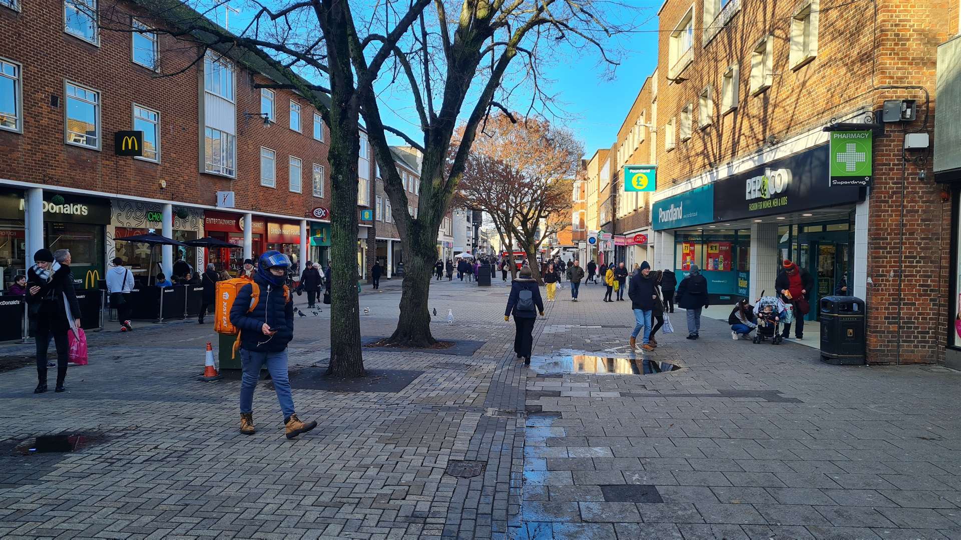 The sex attack is reported to have happened in the St George's Street area of Canterbury