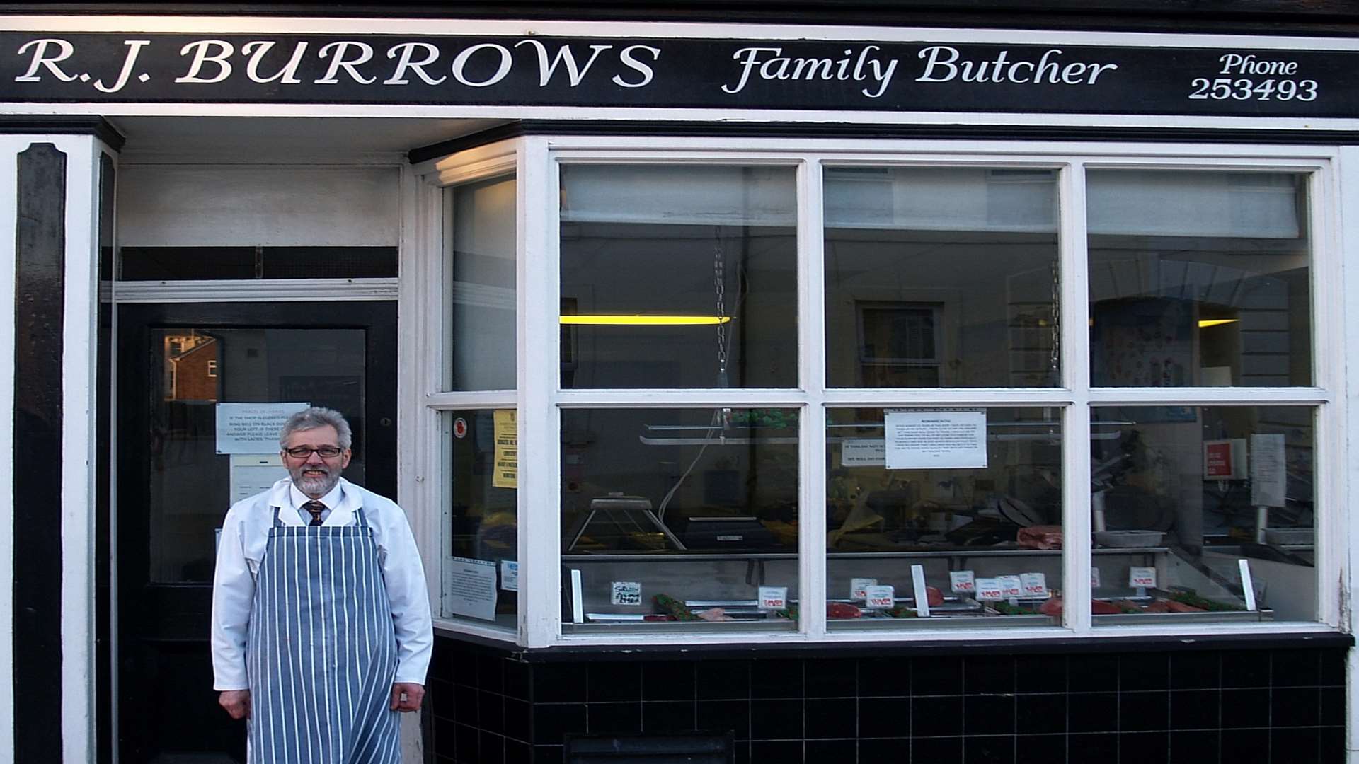 Jeff Burrows and his wife Susan are shutting their butchers as they pursue plans to retire. Picture: Alan Taylor