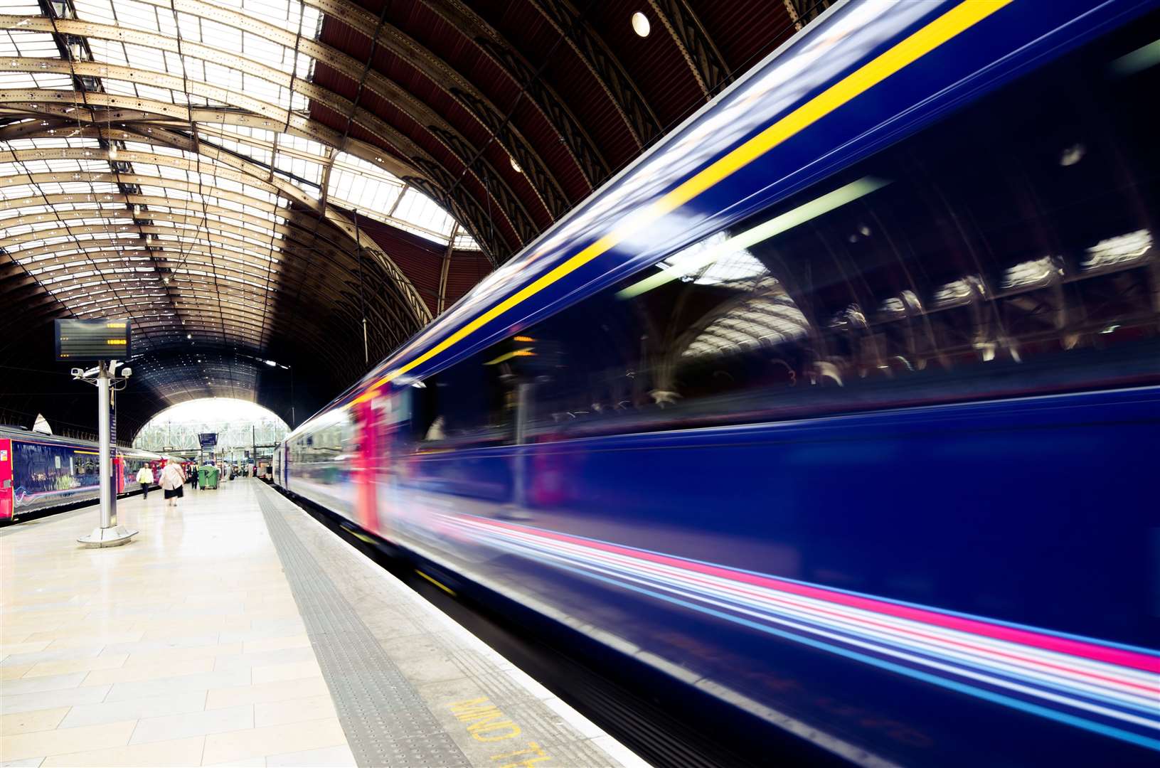 There will be limited opportunities to catch a train during this week's strikes and the days that follow each of them. Stock image