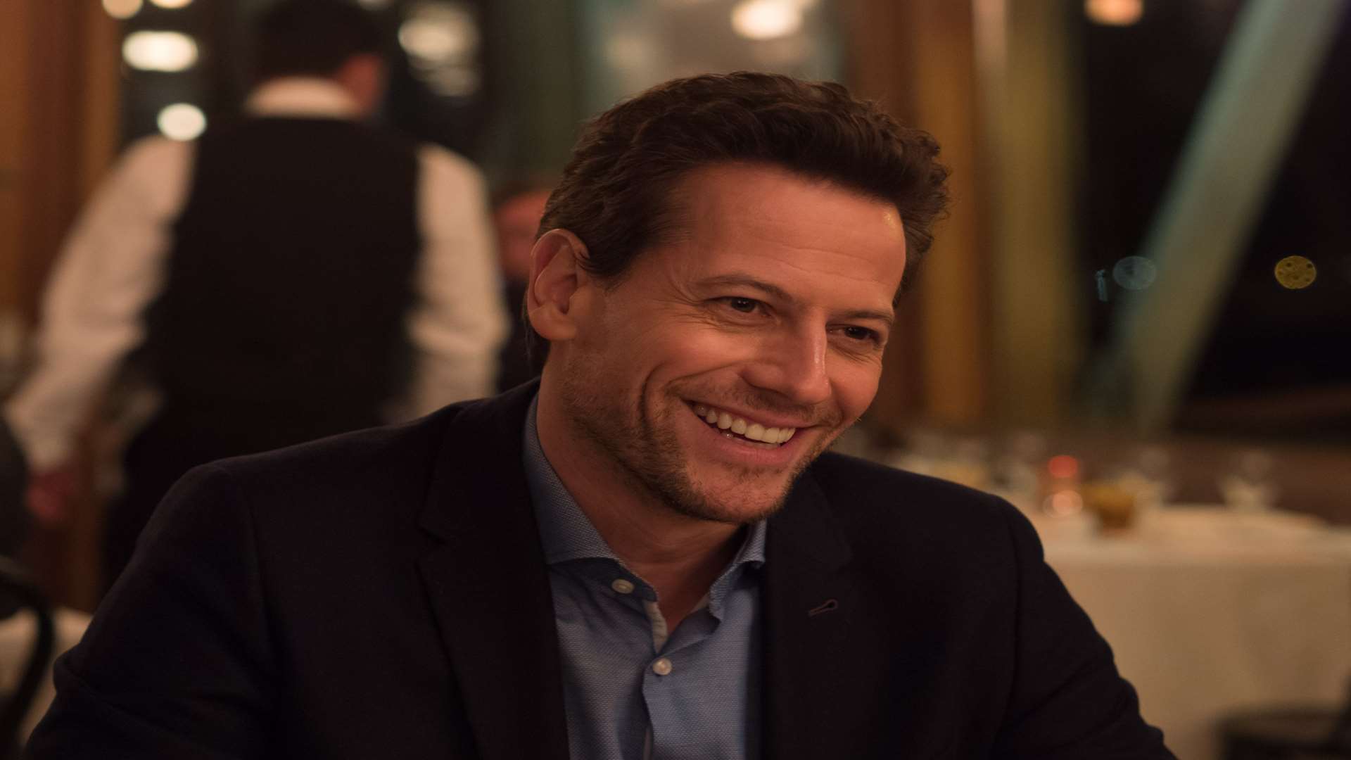 Ioan Gruffudd during filming in Deal for ITV drama Liar